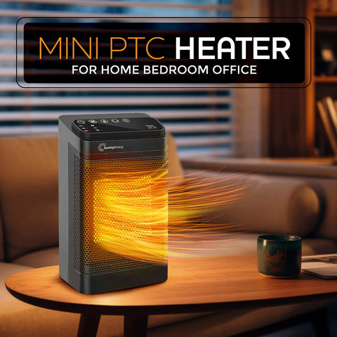 SunnyBreezy 1500W Heater | Efficient Portable Electric Heater with Thermostat & Timer